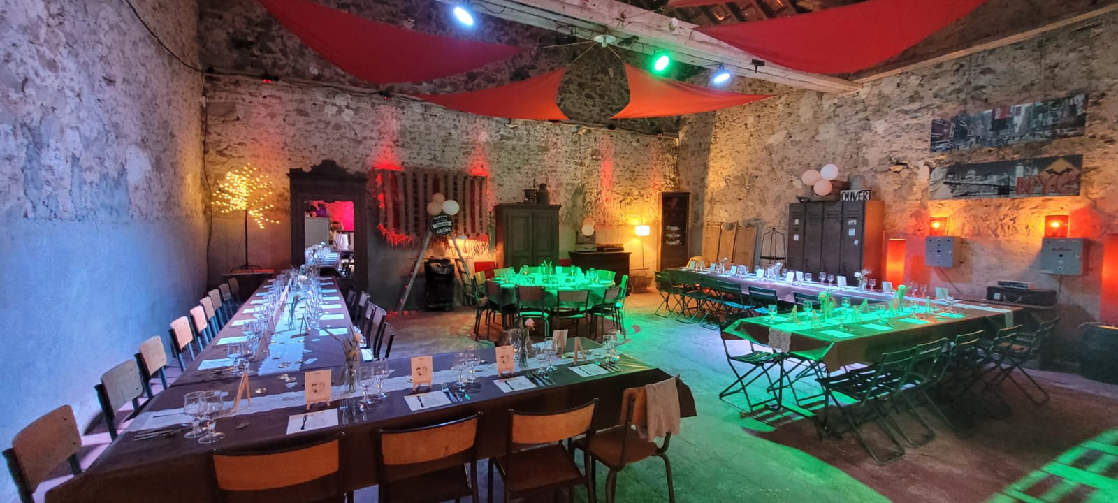 Venez fêter vos événements entre amis u en famille à la Grange, salle événementielle à Courtenay 